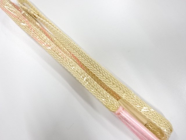 未使用品　正絹　夏手組帯締め